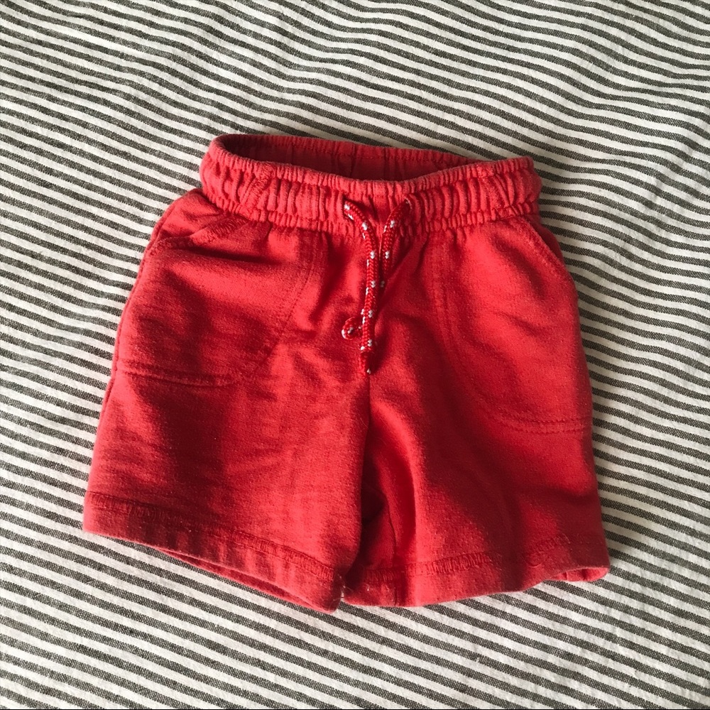 Like New Cat & Jack Red Sweatshorts